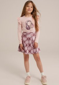 WE Fashion Top dugih rukava - pink