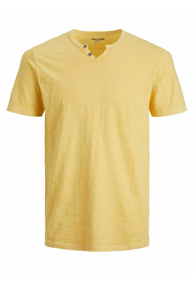 Jack & Jones ESPLIT NECK NOOS - Basic T-shirt - jojoba