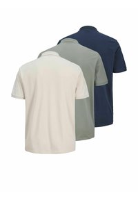 Jack & Jones 3ER-PACK - Bluză polo - moonbeam