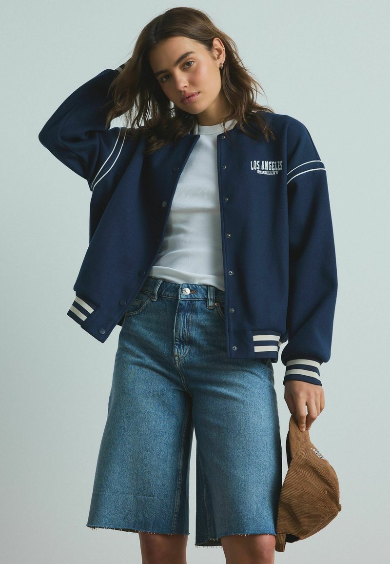 Next VARSITY - Pižamos viršutinė dalis - navy blue