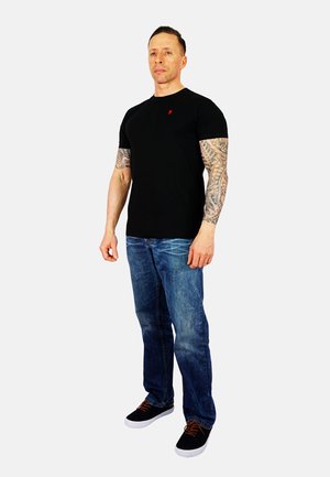U.S. Polo Assn. 2ER PACK RUNDHALS - Basic póló - schwarz