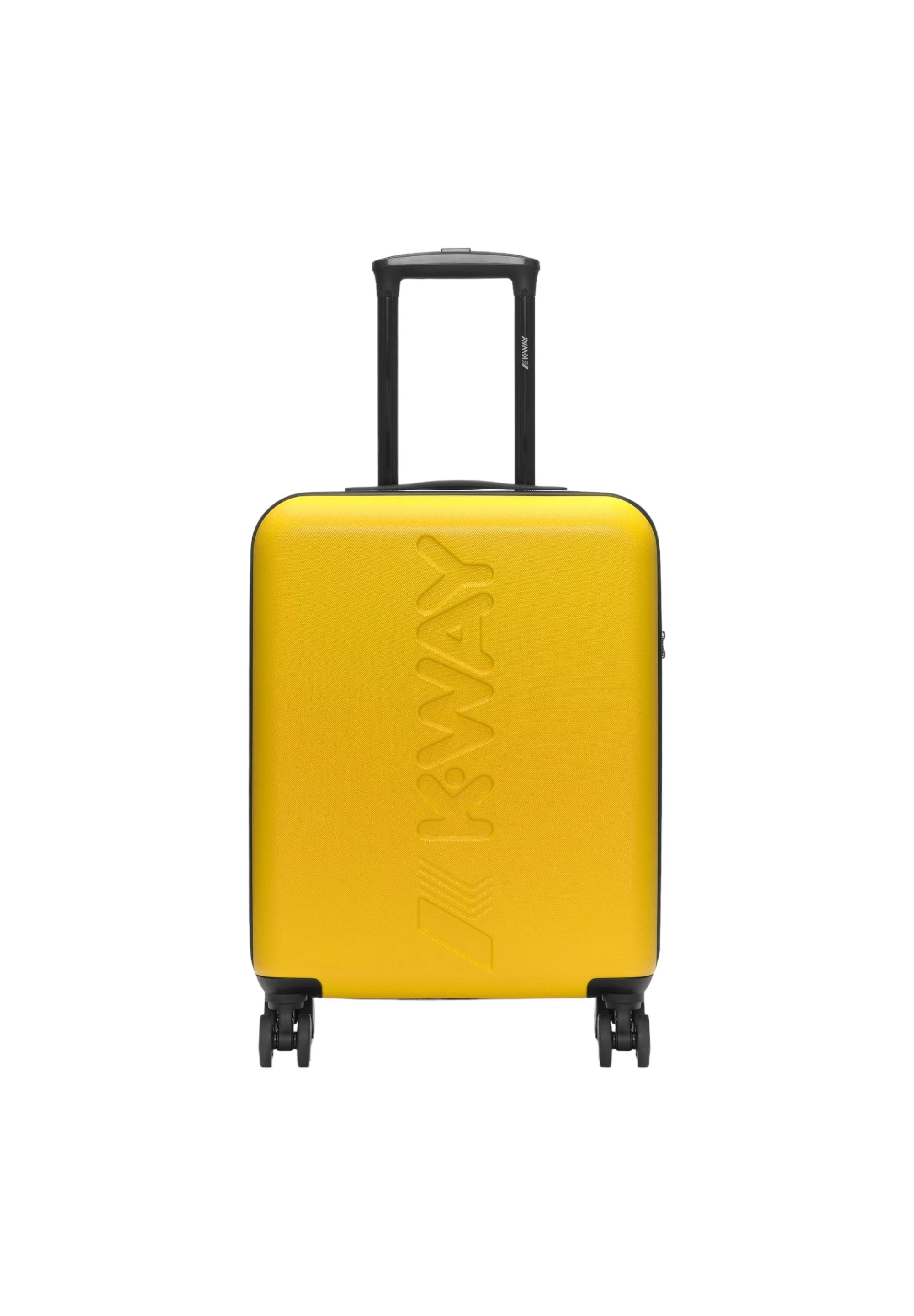K-Way CABIN TROLLEY SMALL Bagaglio a mano yellow dk blue md