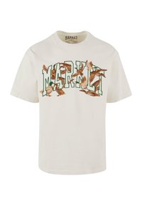 DUCK POND - Tričko s potlačou - ecru