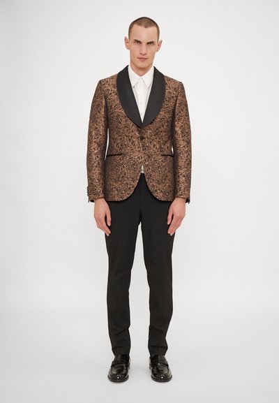 Pal Zileri GIACCA UOMO CON INSERTI - Ülikonnapintsakud - black/gold-coloured