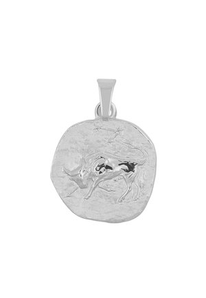 STERNZEICHEN STIER   - Ciondolo - weissgold-coloured
