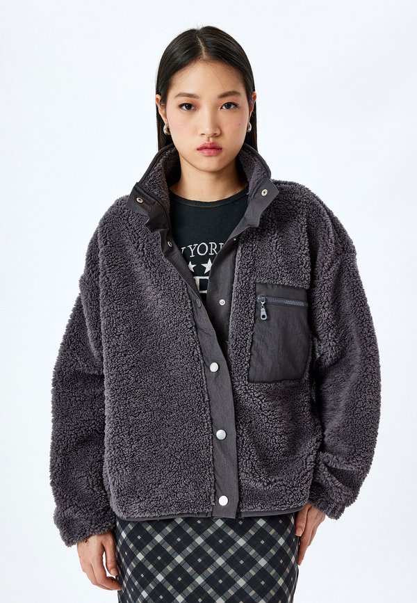 Fleecejacke - anthracite