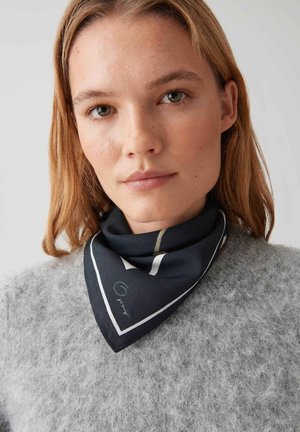 FLORAL PRINT - Foulard - coal blue