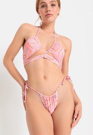 LSCN BY LASCANA BIKINI-HOSE - Spodní díl bikin - rosa bedruckt