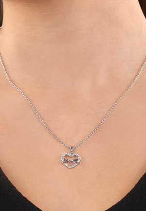 HERZ INFINITY - Necklace - silberfarben