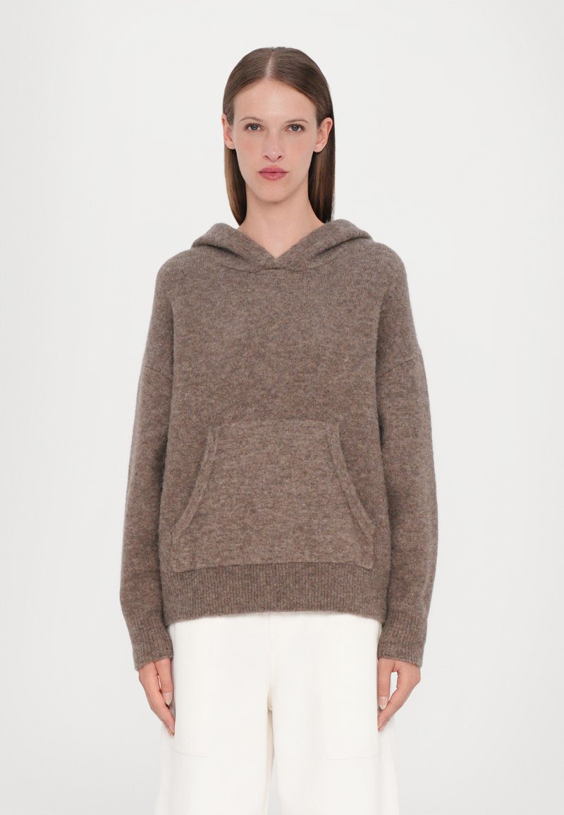 CLOSED HOODY LONGSLEEVE - Strickpullover - clay beige