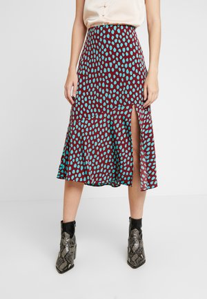 Monki Jupe trapèze - red