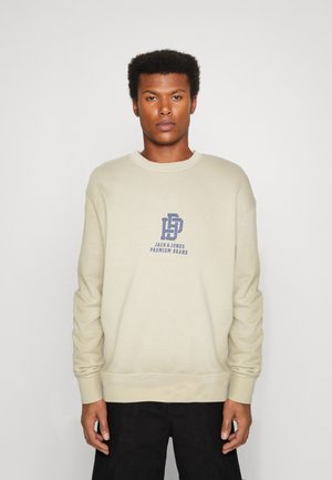 Jack & Jones PREMIUM JPRBLUPETE CREW NECK - Bluză de molton - island fossil