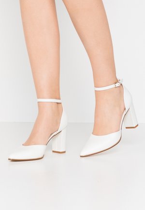 LEATHER - Classic heels - white