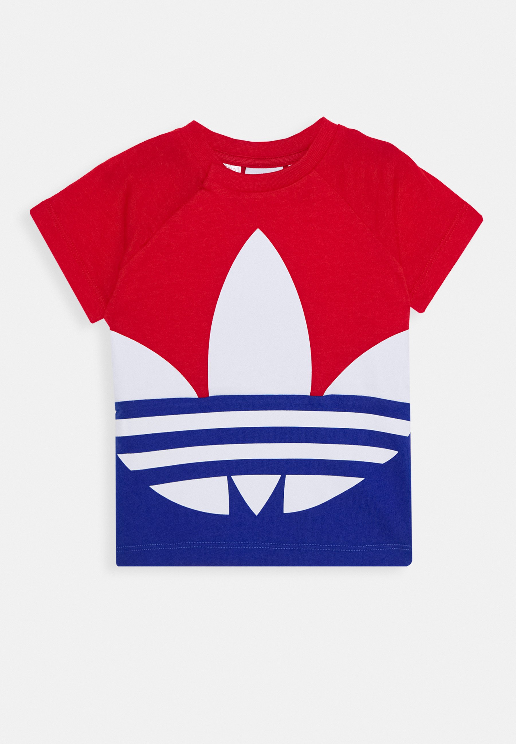 red white and blue adidas t shirt