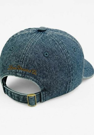 Levi's®, W'S VARSITY BASEBALL CAP VINTAGE PINE HA - Caps - vintage pine hats - med indigo - worn in