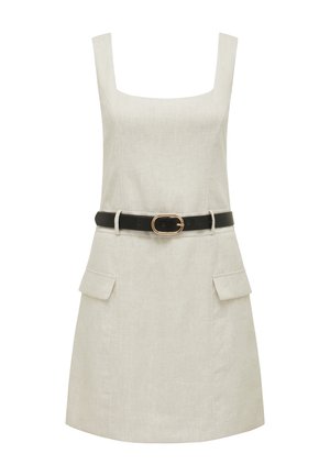 Forever New CHARLIE BELTED MINI - Etuikjole - natural