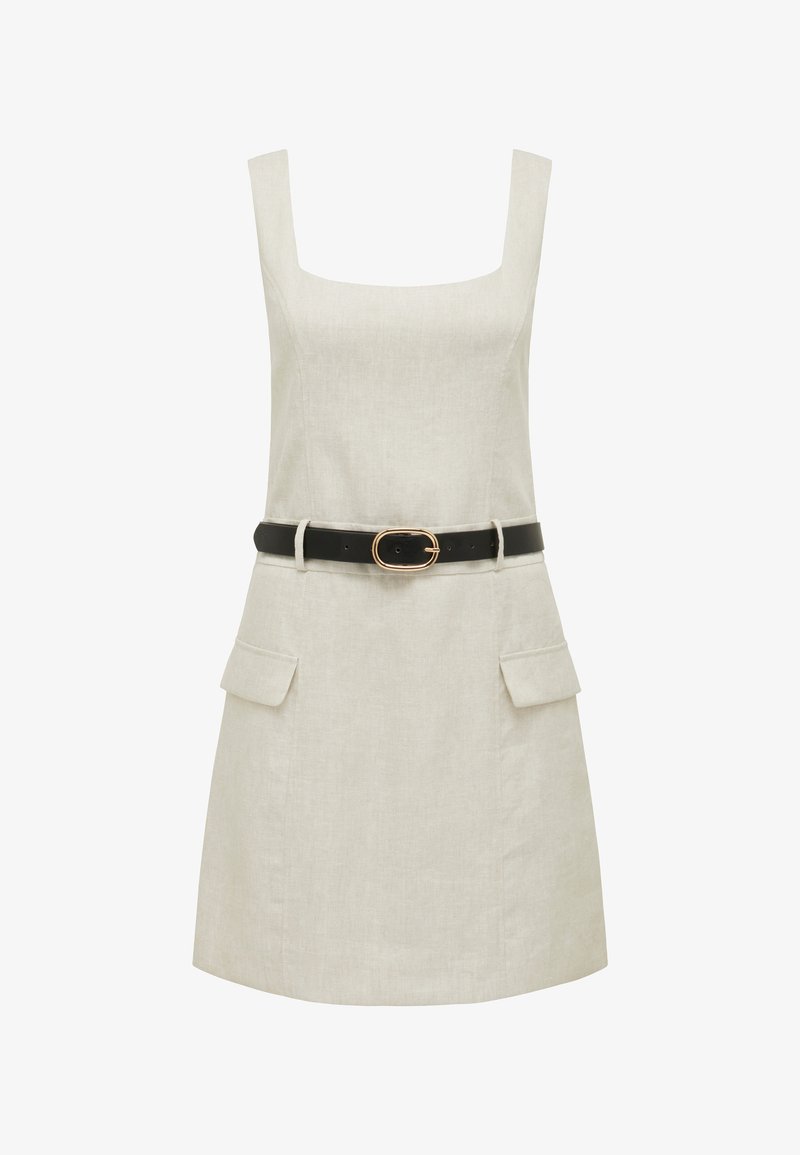 Forever New CHARLIE BELTED MINI - Shift dress - natural