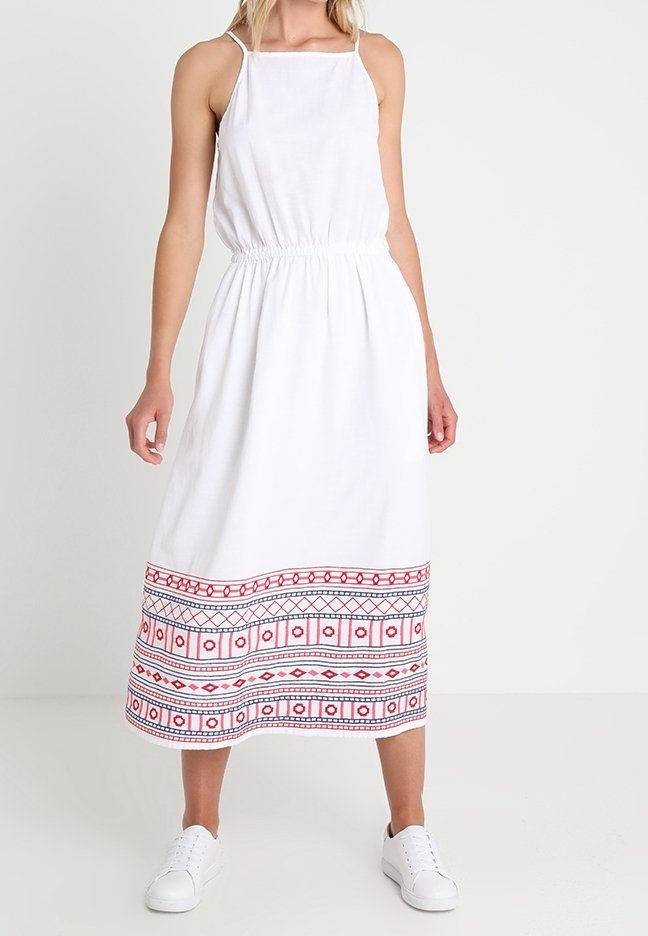 GAP Robe longue - white