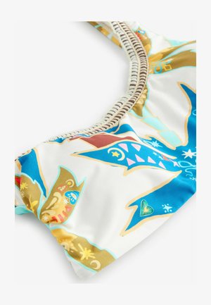 Never Fully Dressed PALM ONE SHOULDER - Bikinio viršutinė dalis - ecru