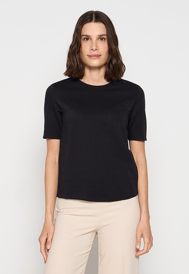 Twinset ACTITUDE T-shirt basic zwart Twinset ACTITUDE T-shirt basic zwart