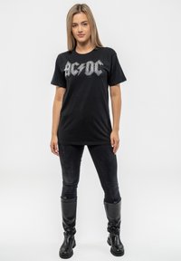 Paradiso Clothing AC DC DIAMANTE CLASSIC VOLTAGE LOGO - Print T-shirt - black