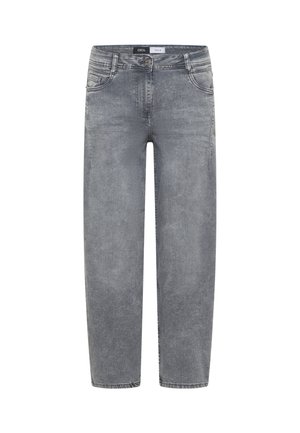 Cecil, HIGH WAIST BARREL LEG JEANS IM LOOSE FIT - Jeans fuselé - light grey wash