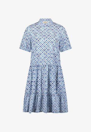 Cartoon, CARTOON MIT MUSTER BLUSENKLEID - Blusenkleid - weiß hellblau