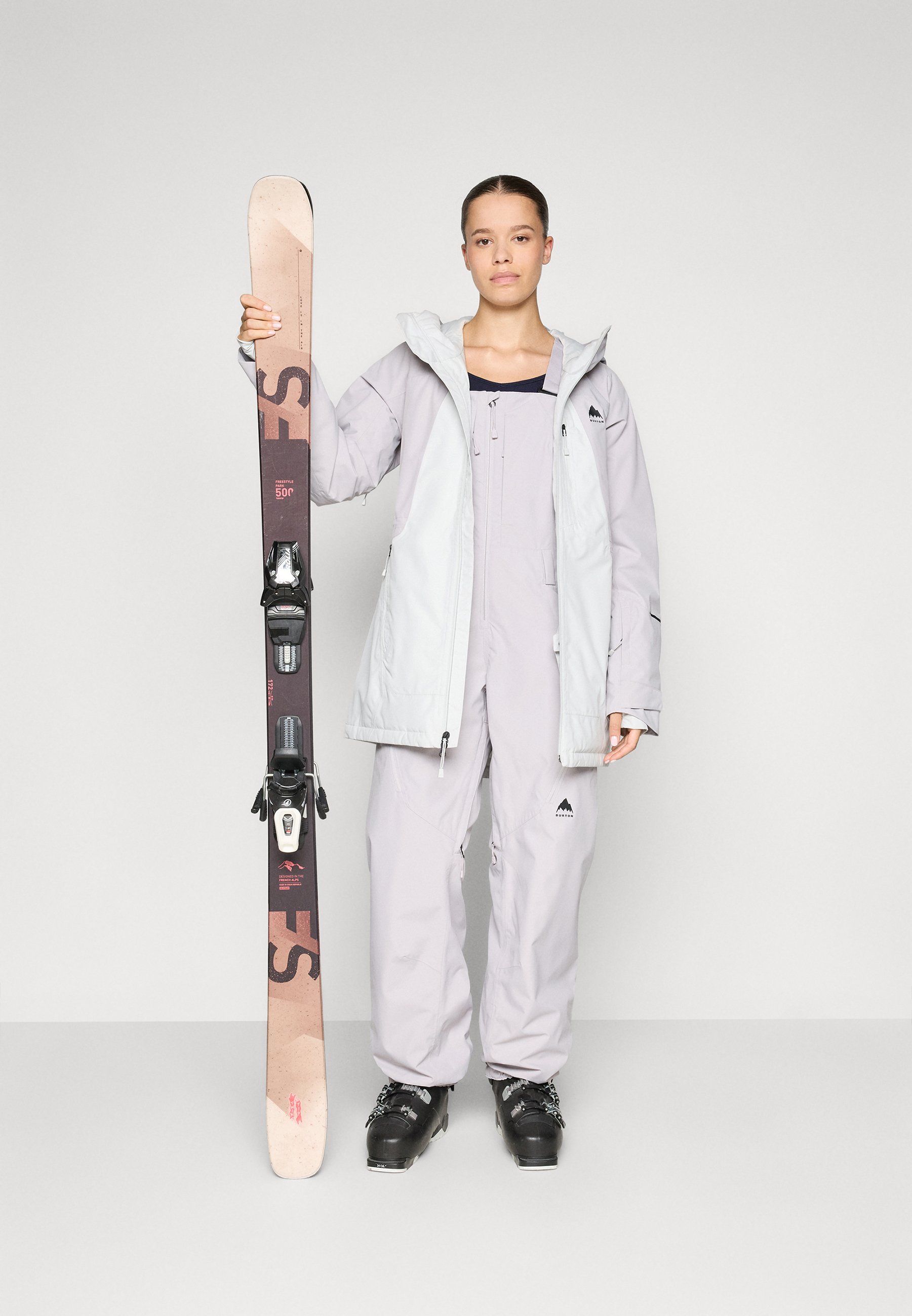 Burton WOMENS RESERVE BIB PANTS - Ski pants - washed lavender