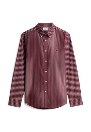 Tommy Hilfiger, FLEX HAIRLINE POPLIN RF SHIRT - Chemise - deep rouge