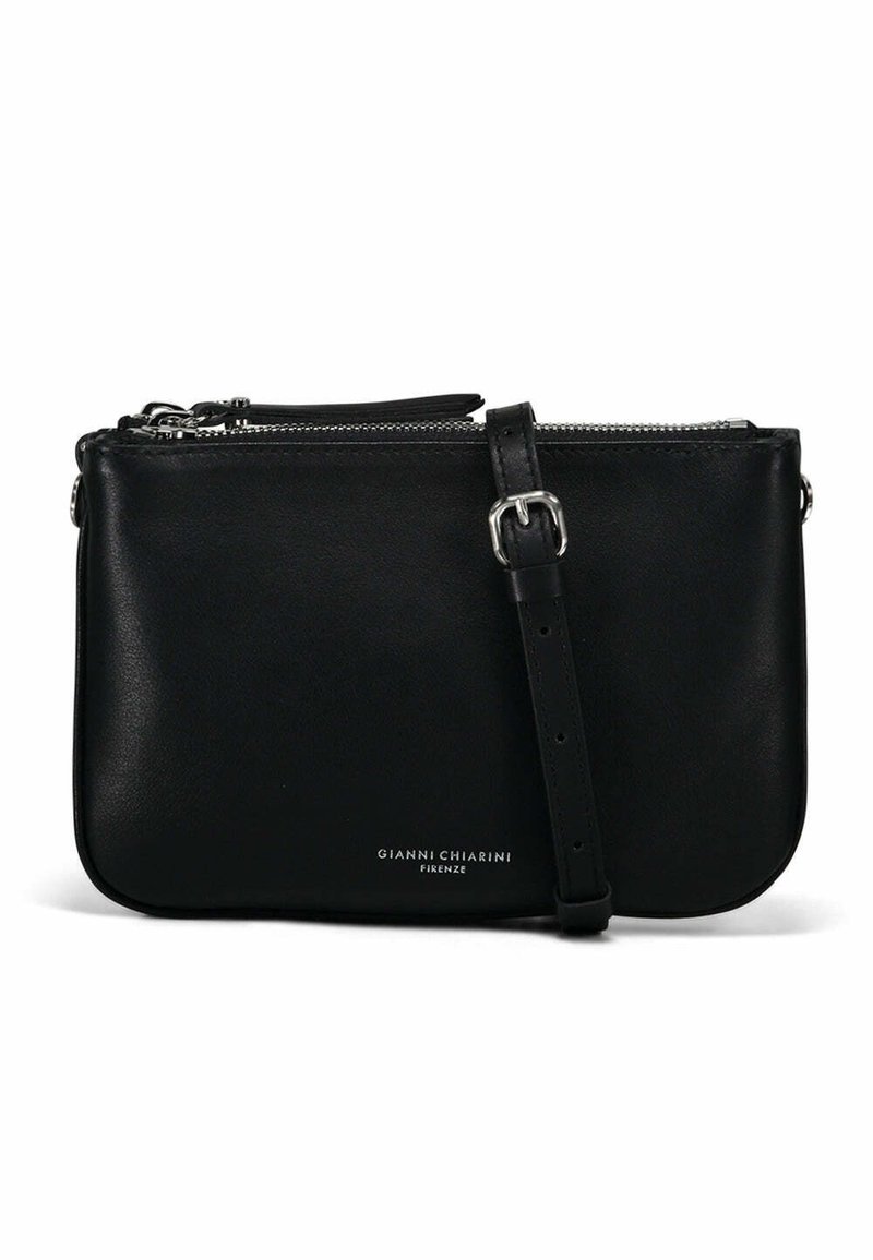 Sac Bandoulière Kate GIANNI CHIARINI En Cuir Vache Noir - Neuf Avec étiquettes, Style Vintage