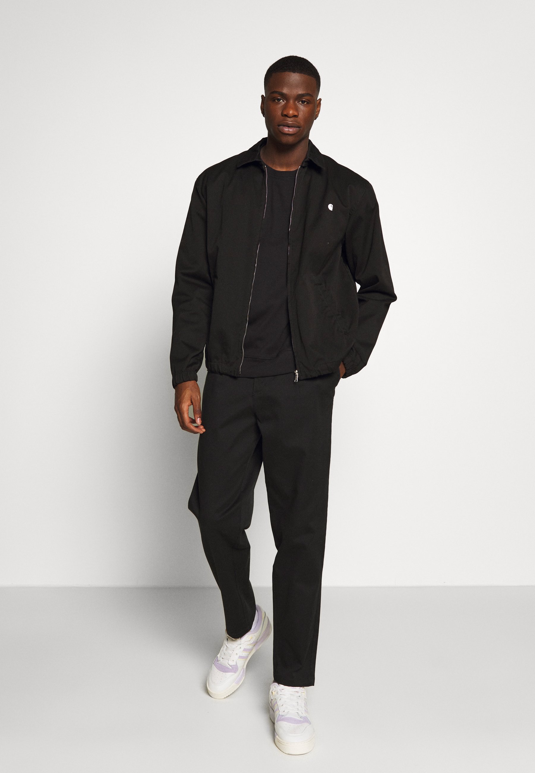 Mads Nørgaard Sweatshirt black grey melange Zalando.no IZOD PRINTED GRAPHIC HOODY - Hoodie - light grey heather