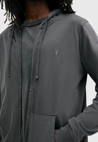 AllSaints BRACE - Sweater met rits - grey