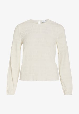 VILA, Long Sleeved VIVILJA Round neck - Blouse - snow white