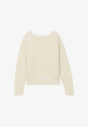 Cache Cache MIT LANGEN ÄRMELN UND V-AUSSCHNITT - Trui - ecru
