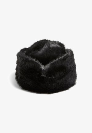 Pieces JUTLANDIA - Megzta kepurė - black