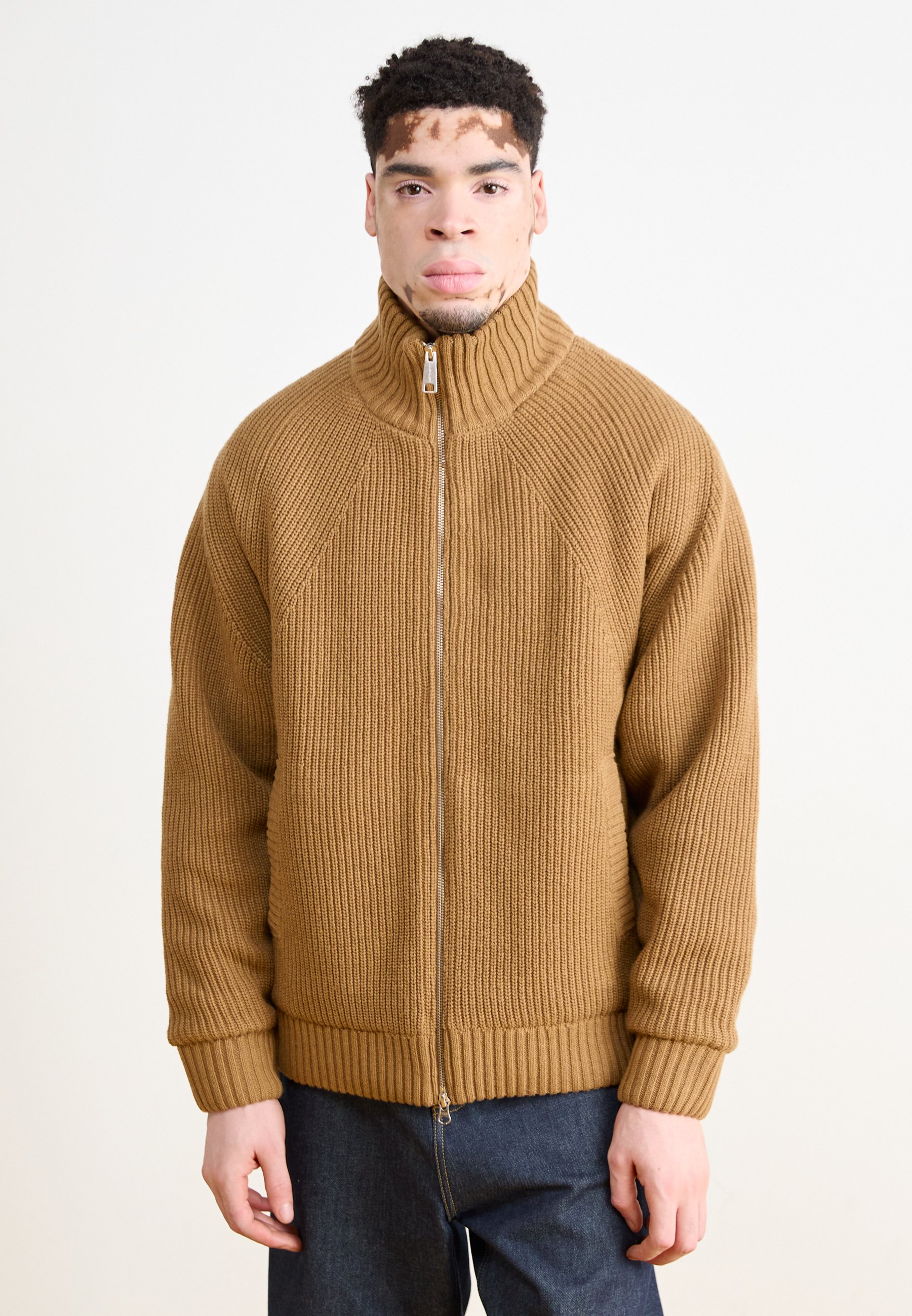 Carhartt WIP BANLEY JACKET - Cardigan - peanut/light brown