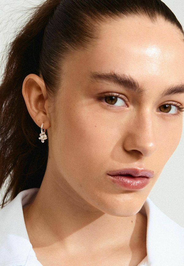 CHARMAINE HOOP - Charm - silver plated