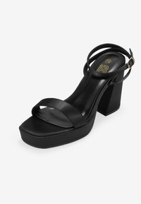 Bosanova CON TACÓN ACAMPANADO - Sandalias con plataforma - black