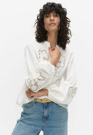 CARLY BRODERIE ANGLAISE - Blus - white