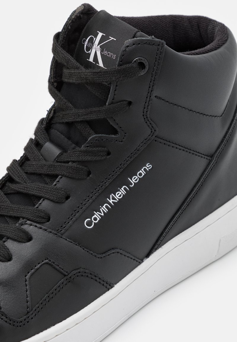 calvin klein basket lace trainers