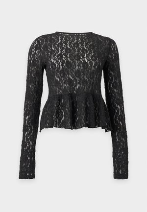 Vero Moda, VMFLORA - Langærmet T-shirt - black