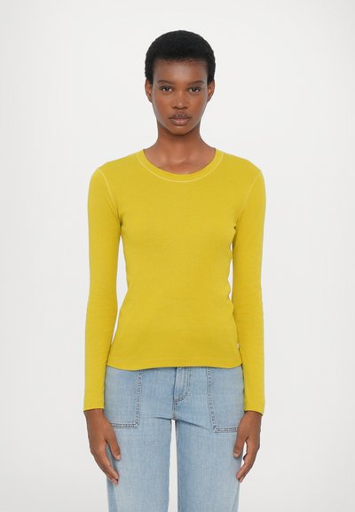 CLOSED CREWNECK LONGSLEEVE - Camiseta de manga larga - golden yellow