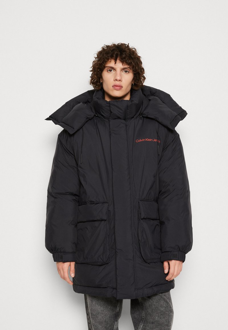 Calvin Klein Jeans Wintermantel black/schwarz Zalando.ch