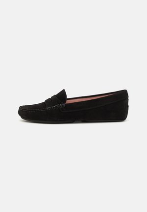 MICROTINA NAVY BLUE - Moccasins - black