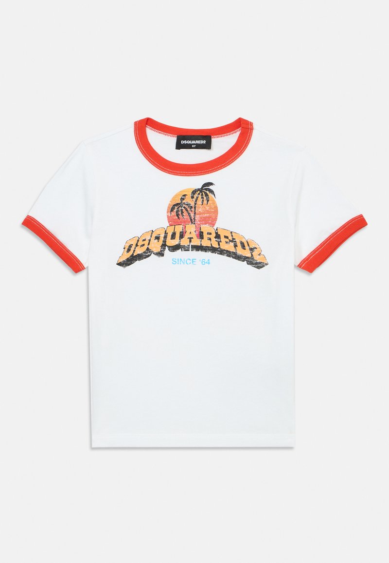 Dsquared2 T-shirt print wit Dsquared2 T-shirt print wit