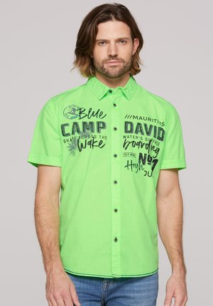 Camp David KURZARM MIT LABEL - Shirt - neon green