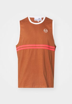 Sergio Tacchini DALLAS TANK - Top - mocha bisque/gardenia/dubarry
