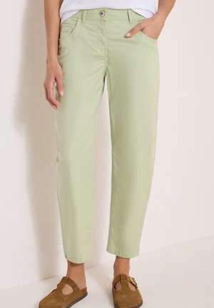 Cecil, BARREL LEG HOSE IN PAPERTOUCH QUALITÄT - Pantalon classique - raw matcha lime