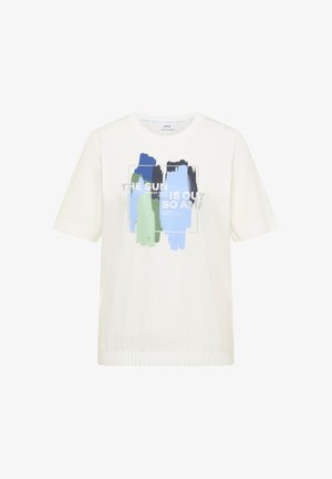 Cecil, T-SHIRT MIT RUNDHALS UND FRONTPRINT - T-shirts print - vanilla white