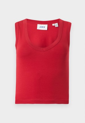 JJXX, JXGIGI VNECK - Top - scarlet sage